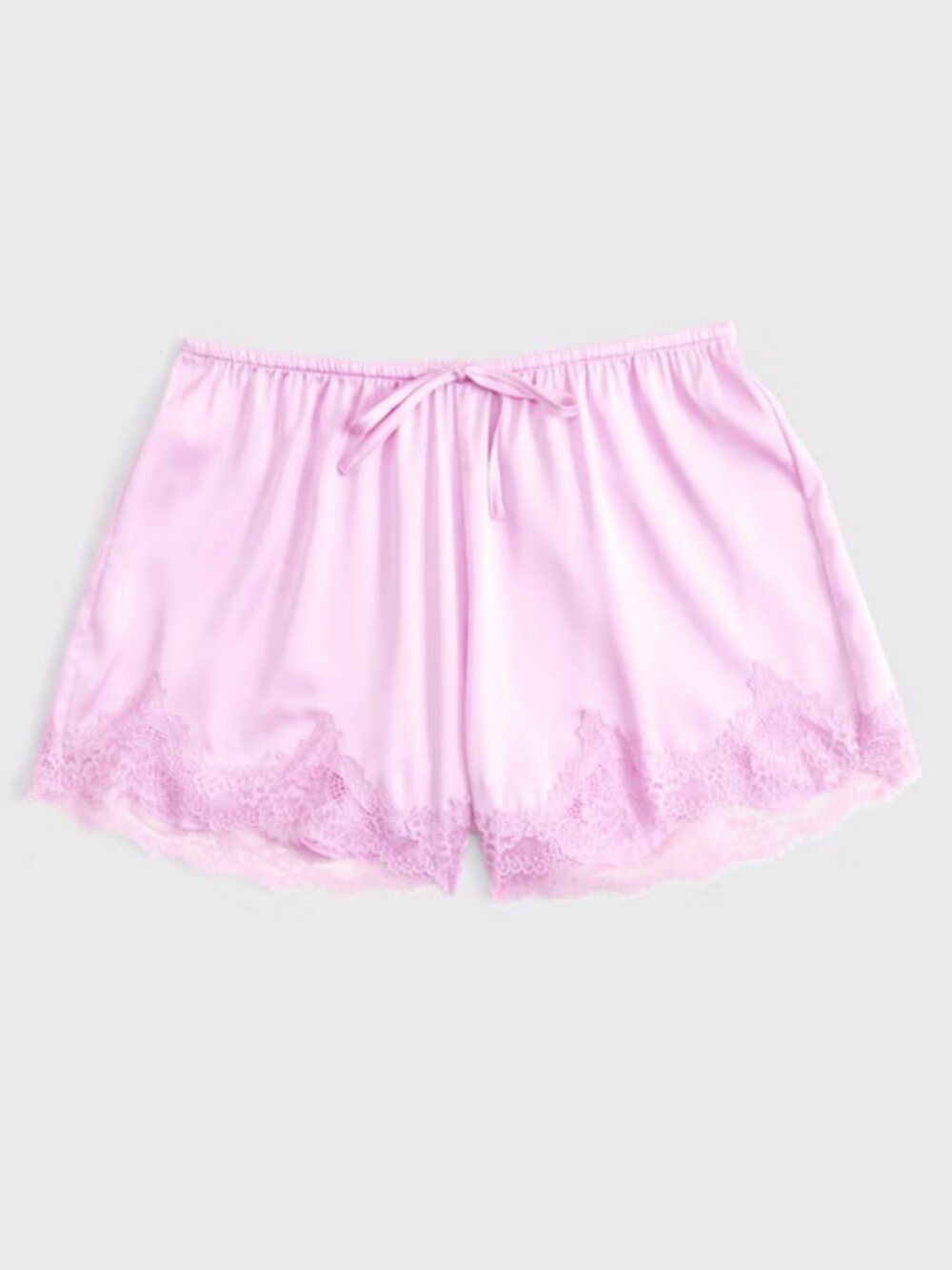 Abercrombie & Fitch Lace and Satin Sleep Short Pink Sz. S NWT